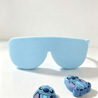 Étui en silicone personnalisé pour lunettes de soleil, étui en silicone pour lunettes de soleil pour hommes, étui étanche avec cordon, vente en gros
