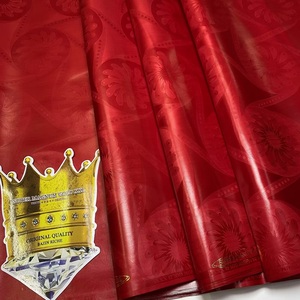 Tissu Bazin Riche Africain 100% Haute Qualité Brillant Doux Imprimé <span class=keywords><strong>Brocart</strong></span> Bazin Restez Scintillant - Product Image 3