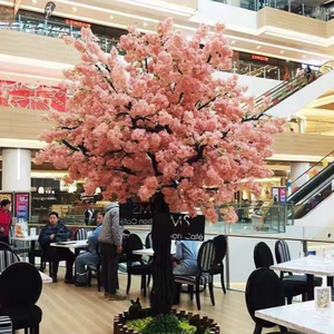 تخصيص الزخرفية الحرير الاصطناعي قوس الأزهار ساكورا شجرة أزهار الكرز أشجار زهرة الديكور فو شجرة الزفاف - Product Image 5