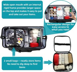 Free sample Home First Aid <b>Bag</b> with Pocket Promotion, Small Size, Best-Selling <b>Medical</b> Supplies, Source Factory - Product Image 5