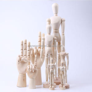 4.5 inç 5.5 inç 8 inç 12 inç 16 inç sanat eskiz modeli ahşap bebek hareketli ortak sanatçı çizim ahşap insan vücudu mankeni - Product Image 3