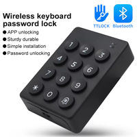 Serrure de porte intelligente TTLOCK BLE WK2 avec lecteur d'empreintes digitales et clavier numérique sans fil, fonctionne avec l'application TTLOCK.