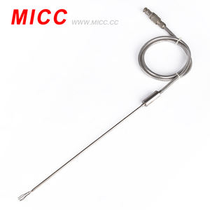 مستشعر حراري من النوع K مصنوع من الفولاذ المقاوم للصدأ بدقة 0.1 درجة مئوية للقياس الصناعي للحرارة بنطاق 0-1300 درجة مئوية - Product Image 2