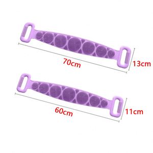 Silicone <b>Bath</b> Body Scrubber Bathroom Shower Back Cleaning Brush with Removal Belt Exfoliating Shower Scrub Tool - Product Image 5