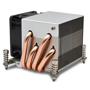 High performance TDP 165W LGA2011 2U active CPU cooler heatsink for server processor Lga2011 Heatsink