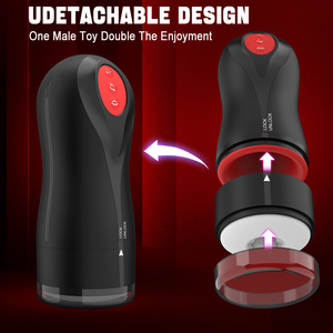 Godemiché en silicone réaliste avec fonction de succion et de poussée, pompe à pénis rotative et extensible, jouet sexuel étanche IPX7 pour hommes - Product Image 2