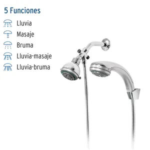 Master with 24 units 3' <b>Shower</b> with telephone <b>extension</b> 5 functions, Aqua - Product Image 2