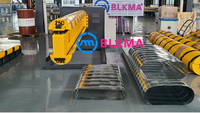 Plat ovale hvac d'air ventilation conduit en spirale machine de fabrication de BLKMA usine