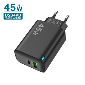 Chargeur double port Type-C léger pour téléphones mobiles Android, <span class=keywords><strong>adaptateur</strong></span> <span class=keywords><strong>secteur</strong></span> A+C - Product Image 5