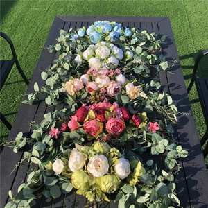 Arche <span class=keywords><strong>de</strong></span> fleurs artificielles en soie en gros avec kit <span class=keywords><strong>de</strong></span> draperies, idéale <span class=keywords><strong>pour</strong></span> les décorations <span class=keywords><strong>de</strong></span> cérémonie <span class=keywords><strong>de</strong></span> mariage - Product Image 6