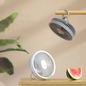 Outdoor Camping Multifunctional Portable Fan Night Light 4000Mah Usb Rechargeable Fan Ventilation