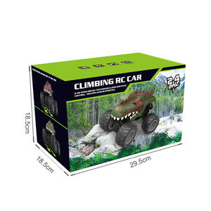 Camion dinosaure télécommandé JJRC 2.4G pour enfants, voiture télécommandée Jurassic avec chargeur et câble USB, jouets de simulation de dinosaures - Product Image 6