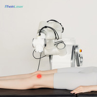Équipement de thérapie laser de classe 4 650nm 810nm 980nm avec bras robotique pour traitement automatique et soulagement des douleurs corporelles