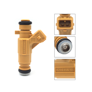 Inyector de combustible de alto rendimiento completamente nuevo 0280156102 para Porsche Cayenne 955 Turbo / Turbo S 4.5 V8 Twin Turbo. - Product Image 3