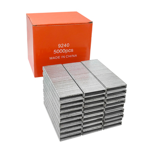 Agrafes à couronne moyenne de calibre 18 ou de série 92, de 5/16 po, de 1 po de longueur de jambe Agrafes à torchage/mousse <span class=keywords><strong>Agrafeuse</strong></span> pour matelas <span class=keywords><strong>Agrafeuse</strong></span> à épingle - Product Image 1