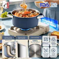 Casserole de cuisson en acier inoxydable triple couche de qualité alimentaire, personnalisable OEM/ODM, vente en gros d'usine
