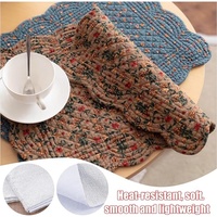 Doublure thermique isolante résistante à la chaleur de 45 x 18 pouces pour maniques, mitaines de four, protège-bols, travaux de couture DIY