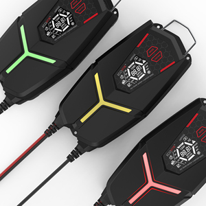 เครื่องชาร์จแบตเตอรี่รถยนต์อัจฉริยะ 12V 32A ชาร์จเร็ว พร้อมระบบเพิ่มกำลังไฟ 9 ขั้นตอน หน้าจอ LCD แสดงผล พร้อมระบบป้องกันหลายรูปแบบ และไฟพื้นหลังหลากสี - Product Image 1