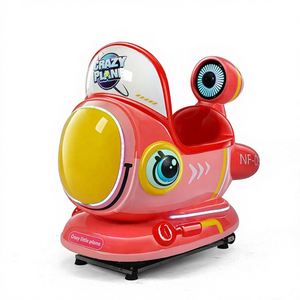 Crazy Plane Máquina de juego infantil de columpio y balancín, operada con monedas, para un jugador, de ABS y fibra de vidrio, para supermercado - Product Image 1