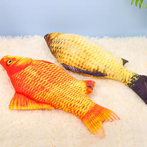 Simulación de forma de <span class=keywords><strong>pez</strong></span> realista Fluffy Catnip Doll Toys Realista Fish Catnip Toy para gatos Play - Product Image 3