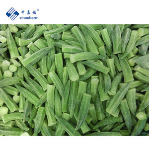 Sinocharm Halal chứng nhận tươi tốt-hương vị chất lượng hàng đầu iqf Đậu bắp nhà máy giá đông lạnh Đậu bắp toàn bộ - Product Image 2