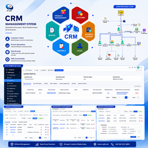 Software de CRM para Gestión de Clientes y Seguimiento de Ventas, Desarrollo Personalizado, Ofrece Cuentas de Demostración, Internet - Product Image 1