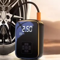 Mini-compresseur d'air automatique et portable multifonction 150psi 12v Alimentation électrique Gonfleur de pneu numérique sans fil