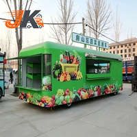 Camionnette alimentaire mobile double étage électrique, résistante à la rouille, pour café, crème glacée, restauration rapide, type mini-bus, remorque personnalisée
