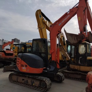 รถขุดขนาดเล็กฮิตาชิ ZX65 มือสองคุณภาพสูง น้ำหนัก 6.5 ตัน เครื่องไฮดรอลิกแบบตีนตะขาบ พร้อมส่วนประกอบเครื่องยนต์หลัก มีสินค้าในสต็อก - Product Image 2