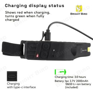 Không thấm nước phía trước linterna đầu ngọn đuốc USB 18650 headl đèn sạc đèn pin <span class=keywords><strong>LED</strong></span> COB đèn pha - Product Image 4