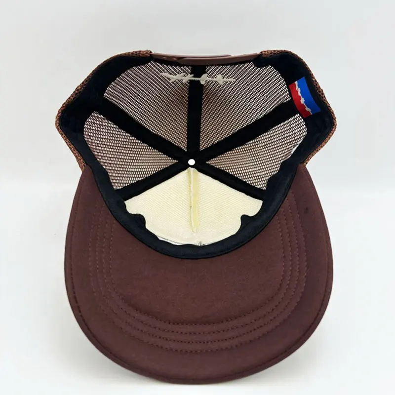 high quality personnalisable sport cap for man wholesale 5 panel blank Caps custom 3D embroidery logo mens mesh foam trucker hat