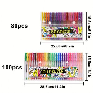 ปากกาเจลสีสันสดใส 15 สี แบบขายส่ง ชุดปากกาเจล 120 ด้าม สำหรับระบายสี สมุดระบายสีสำหรับผู้ใหญ่ วาดภาพ ระบายสี เขียน - Product Image 3