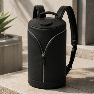 2026 Hot Sale Luxury PU Leather Cylinder <b>Backpack</b> Designer Ladies Classic Bucket Round Travel <b>Backpack</b> OEM ODM Supplier - Product Image 1