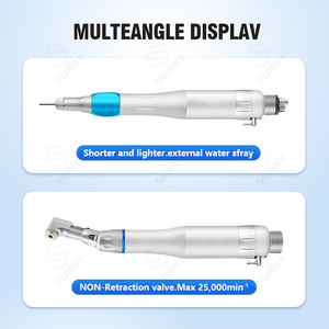 Kit de pièces à main dentaires de haute qualité avec bouton poussoir 2/4 trous pour turbine à air basse vitesse - pour outils dentaires - Product Image 4