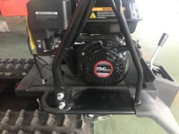 Nouvelle conception de mini camion à benne basculante, moteur Loncin 9,5 CV, 6F+2R, hydraulique, tout-terrain, chenilles