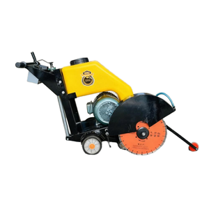 Coupe-béton électrique avec lame de 350-500 mm, machine à découper la route avec moteur et roues - Product Image 1
