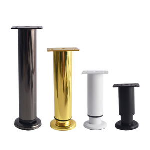 <span class=keywords><strong>Gambe</strong></span> per Mobili in Acciaio al Carbonio Regolabili in Altezza Telescopiche per Armadi, Letti e Divani - Design Moderno e Semplice - Product Image 1