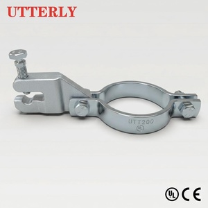 Collier de serrage pour tuyaux UTT20Q homologué UL CE, en matériau QT450, pour conduites d'incendie, support de suspension de tuyaux industriel pour stabilisation sismique - Product Image 1