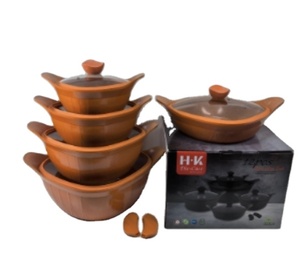 Utensilios de cocina para el hogar, 12 Uds., paneles de fundición a presión de aleación de aluminio de 20/24/28/32/28cm, juego de ollas de cocina antiadherentes, juegos de granito - Product Image 4