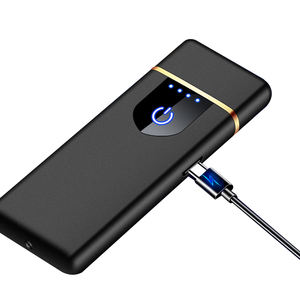 Venta caliente filamento de tungsteno carga fuerte a prueba de viento inducido bobina de doble cara Flip Top USB encendedores logotipo personalizado - Product Image 4