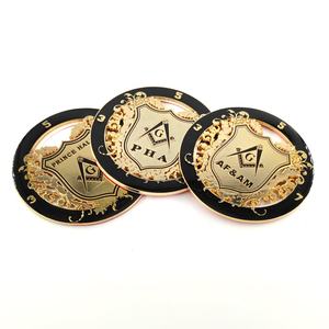 Emblema de Coche Masónico, Escudo de Prince Hall, Pin de Metal de 3 Pulgadas, Insignia Masónica, Emblema Automotriz de Prince Hall - Product Image 3