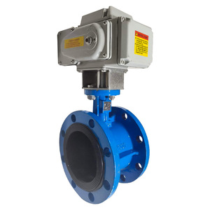 Válvula de Mariposa Eléctrica D971X 16Q Tipo Wafer, Cuerpo de Hierro Dúctil para Uso con Agua a Temperatura Normal - Product Image 5