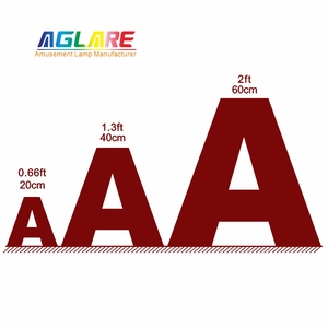 Aglare Custom Made Luminous Character Door LED Metal <strong>Shell</strong> Advertising <strong>Signs</strong> - Product Image 5