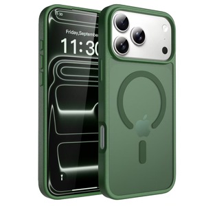 Fashionable High Quality Magnetic <b>Wireless</b> Charging TPU+<b>PC</b> Shockproof Phone Protection Case for 11 Series 18 Pro 13 - Product Image 5