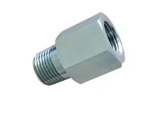 Low Carton Steel Finish Zinc Plated Hydraulic Adapter Fitting Male-female Pipe NPTF 1/2"-14 1/2"-14