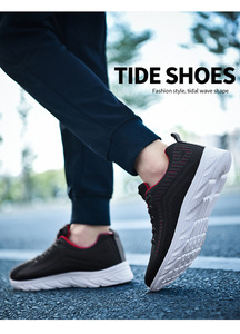 <span class=keywords><strong>Zapatillas</strong></span> <span class=keywords><strong>de</strong></span> Running para Hombre 2026, Diseño ODM, Parte Superior <span class=keywords><strong>de</strong></span> Tejido, Ligeras, Suela <span class=keywords><strong>de</strong></span> Eva, Tallas Grandes, Transpirables, Otoño - Product Image 5