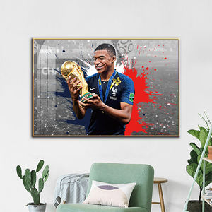 5D diamante cristallo porcellana pittura giocatore di calcio Kylian Mbappe Ball Star player decorazione della casa un regalo per un coy - Product Image 2