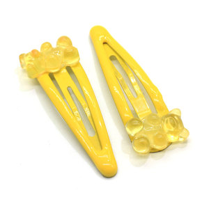 Accessori per <span class=keywords><strong>Capelli</strong></span> da Matrimonio, Fermagli a Forma di Orsetto Gommoso, Mollette Cartoon, Graziosi Fermagli a Forma di Animali, Elastici per <span class=keywords><strong>Capelli</strong></span> per Ragazze, 100 Pezzi - Product Image 3