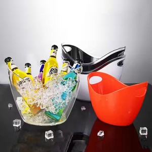 Hot bán cá nhân 4L 8L 12L logo của khách hàng nhựa rượu sâm banh rượu bia Xô đá với xử lý cho thanh - Product Image 5