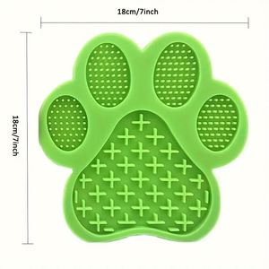 Wholesale Silicone Dog & <b>Cat</b> Slow <b>Feeder</b> Mat-Waterproof Non-Slip Anti-Overflow Custom Logo Portable Shower Use - Product Image 4